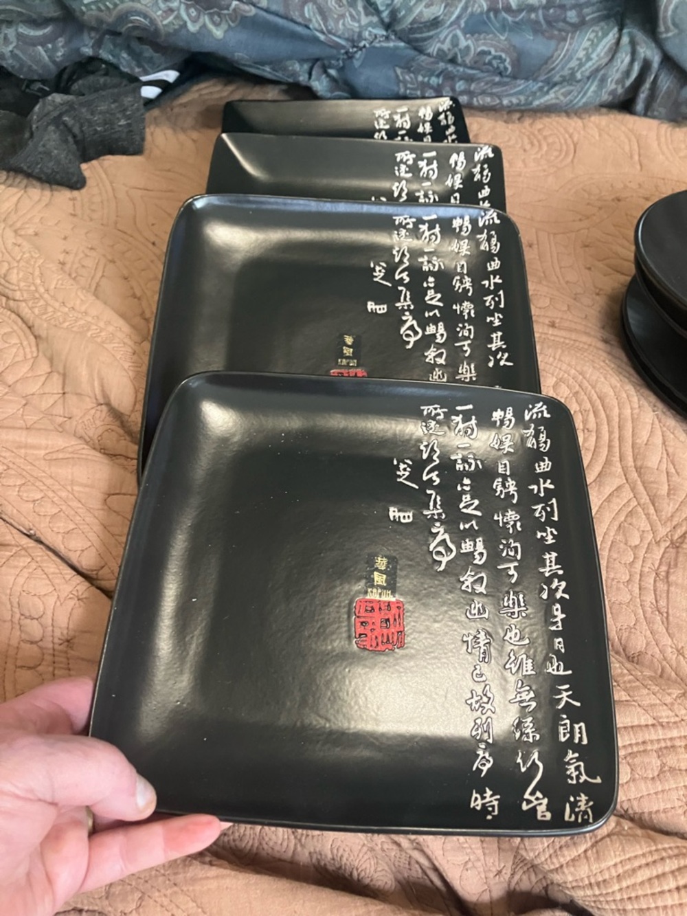 Collectible Plates and Bowls From the Kafuh Japanese Porcelain Dinnerware